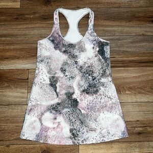 Lululemon Tank Top Razorback Multicolored Galaxy Pattern